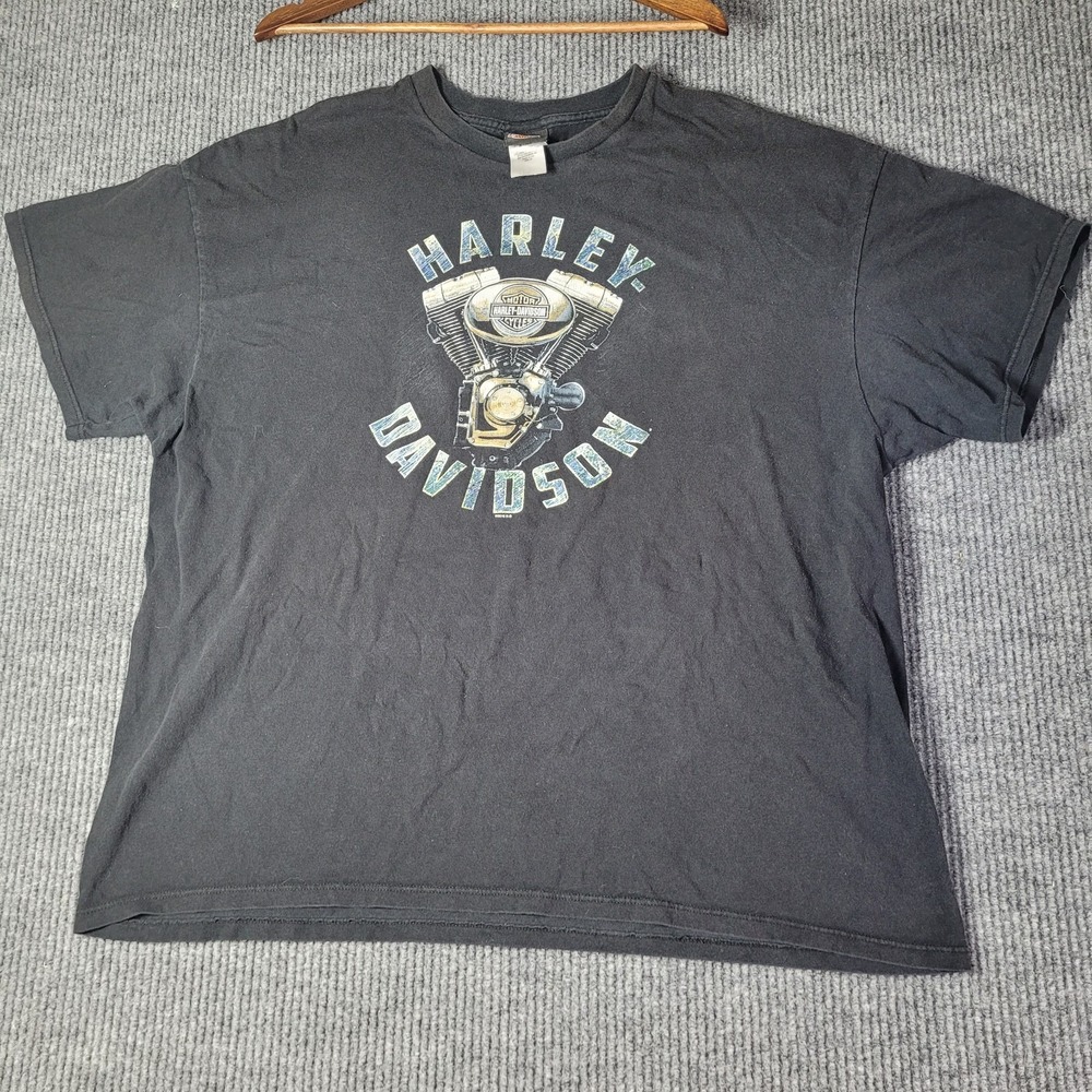Harley Davidson Motorcycles Twin Cam Grand Cayman‎ T Shirt Adult 3XL Black Mens